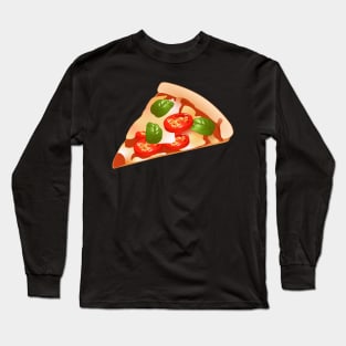 Margherita Pizza Pattern Long Sleeve T-Shirt